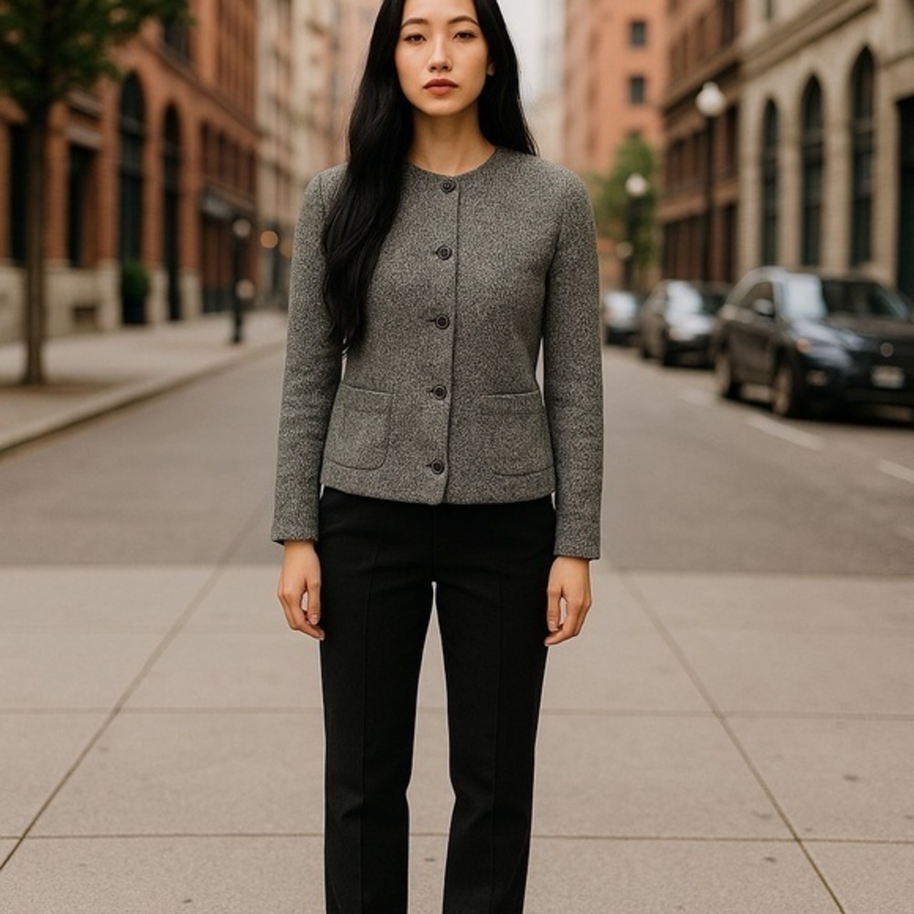 Talbots Gray Blazer